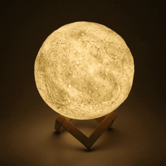 3D Magical Moon LED Lamp Night Light- 3 Light Colors