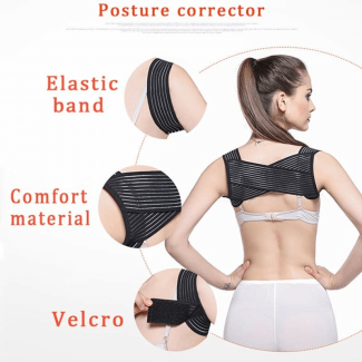 Posture Corrector Adult and Children Back Support Belt with Adjustable Dual Straps Price in Pakistan | LAPTAB