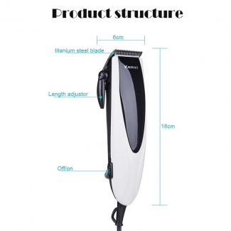 Kemei Beard Trimmer Electric Shaver with 4 Adjustable Combs, 60-Min USB Charging Price in Pakistan | LAPTAB