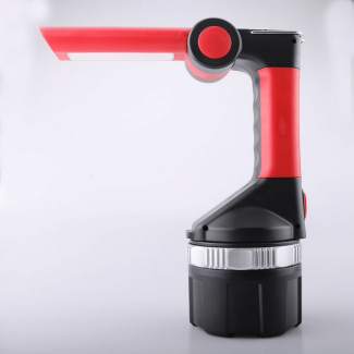 Multifunctional Flashlight Torch with Solar Panel, 3 Lighting Modes, Rechargeable 1500mAh Battery Price in Pakistan | LAPTAB