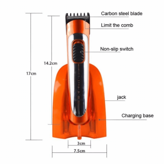 Wireless Electric Beard Trimmer with Adjustable Speeds and Rechargeable Battery Price in Pakistan | LAPTAB