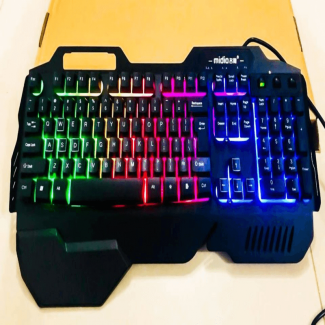 Midio RGB Backlight Semi-Mechanical Gaming Keyboard with 26 Anti-Ghost Keys and USB Ports Price in Pakistan | LAPTAB