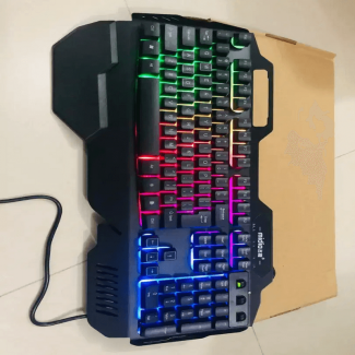Midio RGB Backlight Semi-Mechanical Gaming Keyboard with 26 Anti-Ghost Keys and USB Ports Price in Pakistan | LAPTAB