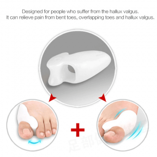 1 Pair Silicone Toe Separators for Hallux Valgus Relief and Toe Alignment Price in Pakistan | LAPTAB