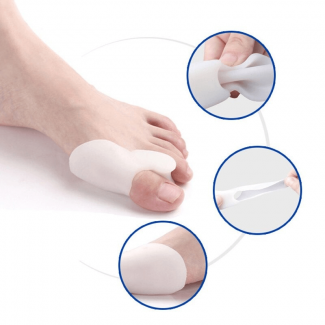 1 Pair Silicone Toe Separators for Hallux Valgus Relief and Toe Alignment Price in Pakistan | LAPTAB