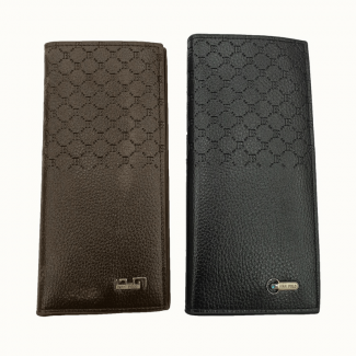 Luxury Men Ultra-Thin Long Wallet Woven Pattern Faux Leather with High Capacity Price in Pakistan | LAPTAB