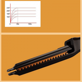 Professional Electric Hair Straightener and Curler with Ceramic Plates, Adjustable 160-220?C Temperature Control Price in Pakistan | LAPTAB