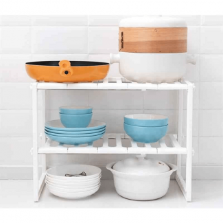 Adjustable Special Kitchen Rack with Removable Shelves for Under Sink Storage Price in Pakistan | LAPTAB