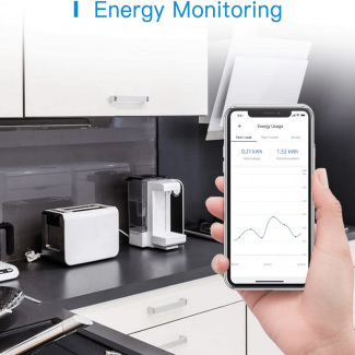 Smart Wi-Fi Plug Energy Monitor with Remote, Voice Control, and Scheduling Price in Pakistan | LAPTAB