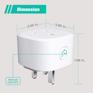 Smart Wi-Fi Plug Energy Monitor with Remote, Voice Control, and Scheduling Price in Pakistan | LAPTAB