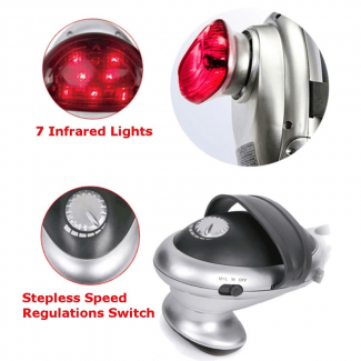 Electric Handheld Body Massager with Infrared Heat, 2 Attachments, Adjustable Speed Price in Pakistan | LAPTAB