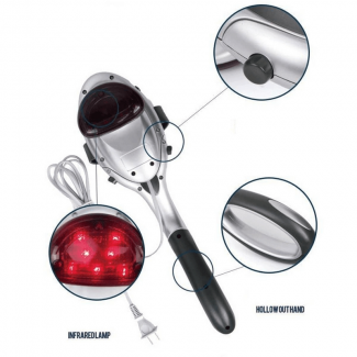 Electric Handheld Body Massager with Infrared Heat, 2 Attachments, Adjustable Speed Price in Pakistan | LAPTAB