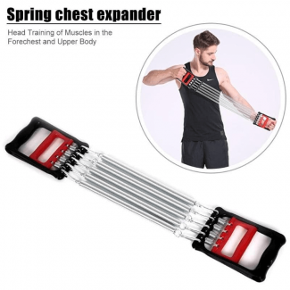 Hand Grip Chest Expander with 5 Adjustable Springs for Chest and Arm Workout Price in Pakistan | LAPTAB