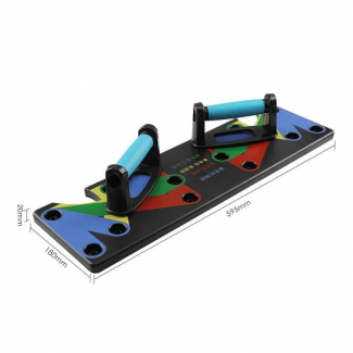 9 IN 1 Push Up Board System with Color-Coded Positions for Upper Body Strength Price in Pakistan | LAPTAB