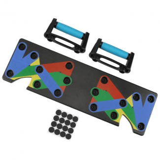 9 IN 1 Push Up Board System with Color-Coded Positions for Upper Body Strength Price in Pakistan | LAPTAB