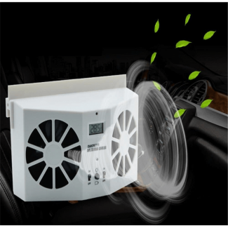  Solar Powered Car Cooler Exhaust Fan