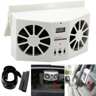 Solar Powered Car Cooler Exhaust Fan with Multi-Angle Solar Panels and Battery Backup Price in Pakistan | LAPTAB