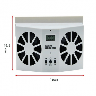 Solar Powered Car Cooler Exhaust Fan with Multi-Angle Solar Panels and Battery Backup Price in Pakistan | LAPTAB