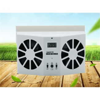Solar Powered Car Cooler Exhaust Fan with Multi-Angle Solar Panels and Battery Backup Price in Pakistan | LAPTAB