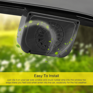 Car Fan Solar Energy Vent Cooler - Auto Air Vent System with Air Purifier for Vehicle Price in Pakistan | LAPTAB