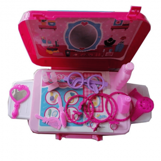Pretend Play Makeup Tool Box Simulation Cosmetic Case