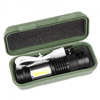 Mini USB Rechargeable Portable High Lumen Led Flashlight