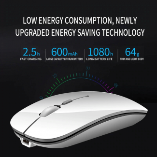 USB Optical Wireless Computer Slim Mouse