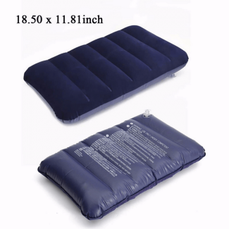 Foldable Outdoor Travel Pillow Air Inflatable Neck Support Durable PVC Portable Price in Pakistan | LAPTAB