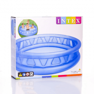 Intex Inflatable Swimming Pool 74 x 18 with Soft Floor for Kids and Toddlers Price in Pakistan | LAPTAB