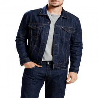 Men's Dark Blue Jean Jacket with Cotton Lining and Button Closure Price in Pakistan | LAPTAB