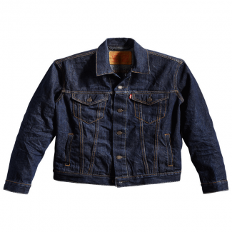 Men Jean Jackets Dark Blue