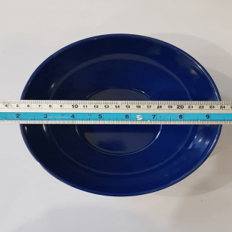 Blue Soup Bowl Large Capacity Food Grade Melamine Crockery with Smooth Edges Price in Pakistan | LAPTAB