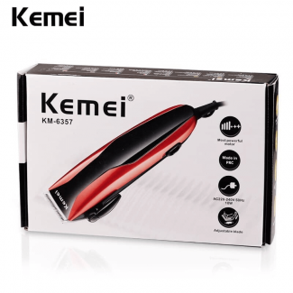 Kemei Professional Hair Trimmer for Men KM-6357 with 4 Comb Heads and Ergonomic Design Price in Pakistan | LAPTAB