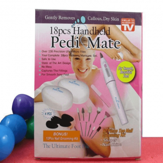 18pcs Manicure Pedicure Kit with Nail Shaper, 10 Attachments, and Stainless Steel Files Price in Pakistan | LAPTAB