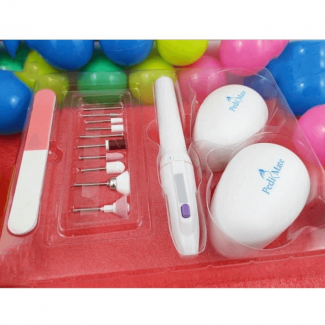 18pcs Manicure Pedicure Kit with Nail Shaper, 10 Attachments, and Stainless Steel Files Price in Pakistan | LAPTAB