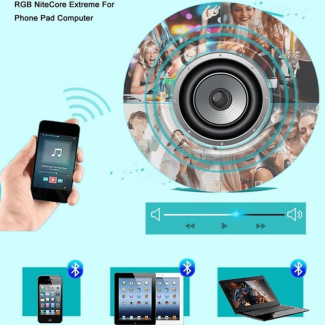 2 in 1 RGB LED Light Bulb with 12W Wireless Bluetooth Speaker and Remote Control Price in Pakistan | LAPTAB