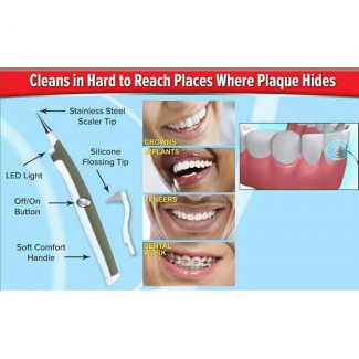 Sonic Dental Scalers Electric Teeth Whitener with LED Light and Silicone Flossing Tip Price in Pakistan | LAPTAB