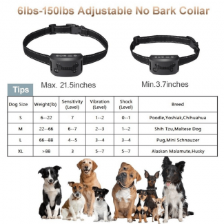 Dog Training Collar with Beep, Rechargeable, Adjustable, Rainproof, No Bark Receiver Price in Pakistan | LAPTAB