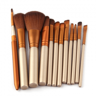 Aluminum Box Makeup Brush Set with Soft, Dense Bristles for Daily Use Price in Pakistan | LAPTAB