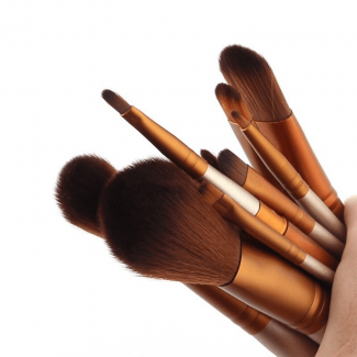 Aluminum Box Makeup Brush Set with Soft, Dense Bristles for Daily Use Price in Pakistan | LAPTAB