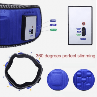 Slimming Belt X5 Times Vibration with 5 Motors, 20 Magnets, Adjustable Length Price in Pakistan | LAPTAB