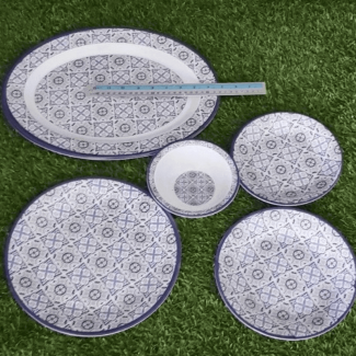 Set of Six Glazed Melamine Food Grade Bowls ? Durable, Easy-Clean Dinnerware Price in Pakistan | LAPTAB