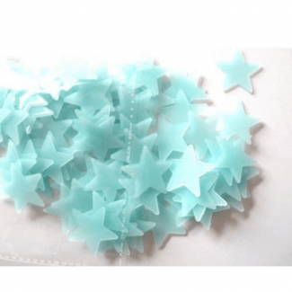 100 Pcs Glow In The Dark Stars Wall Stickers Ecofriendly Non-Toxic Room Decor Price in Pakistan | LAPTAB