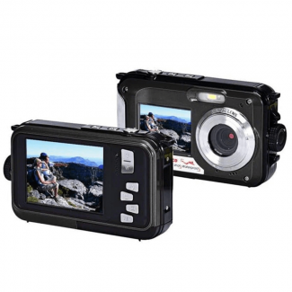 16X Double Screen Waterproof Camera 24MP with 16X Zoom and Multi-Mode Flash Price in Pakistan | LAPTAB