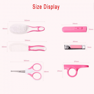 6 Pcs Baby Care Kit for Newborns with Safeguard Clippers and Soft-Bristle Brush Price in Pakistan | LAPTAB