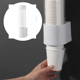 Automatic Disposable Cup Dispenser for Paper and Plastic Cups with Dust-Proof Cover, Durable Plastic, 10-Inch Diameter Price in Pakistan | LAPTAB