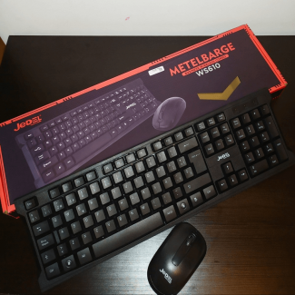 Wireless Desktop Keyboard and Mouse Combo with 2.4 GHz Wireless, Slim Design, 800dpi Optical Mouse Price in Pakistan | LAPTAB