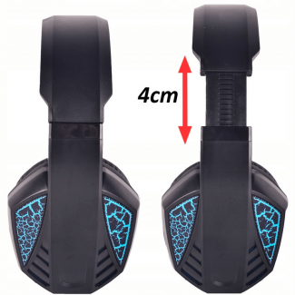 PS480 Classic Gaming Headset with LED Microphone, Soft Cushions, Volume Control, Compatible with iOS Price in Pakistan | LAPTAB