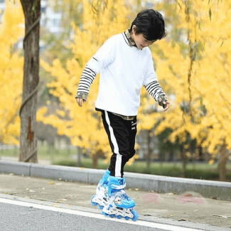 Adjustable Kids Skate Shoes with Helmet and Knee Brace, Breathable Mesh, EVA Insole Price in Pakistan | LAPTAB