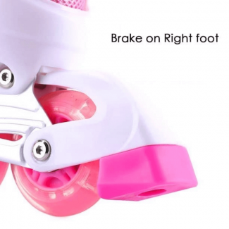 Adjustable Kids Skate Shoes with Helmet and Knee Brace, Breathable Mesh, EVA Insole Price in Pakistan | LAPTAB
